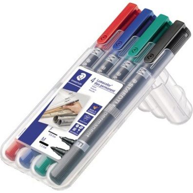 Staedtler Permanentmarker Lumocolor duo Strichstärke: 0,6 und 1,5 mm