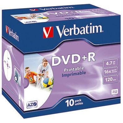 DVD+R 4,7 GB (16fach, 10 Stück)