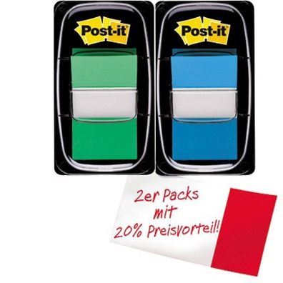 Post-it Haftstreifen Index I680-GB2 25,4 blau 50 Bl./Block