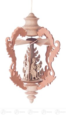 Baumschmuck Wärmespiel "Barock" Hutzenstube zum Hängen BxHxT 9,5 cmx12 cmx9,5 cm