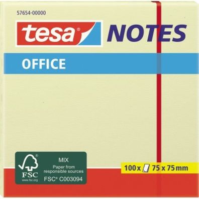 tesa Haftnotiz Office Notes 57654-00000 Notes 75 x 75 mm 100 Bl