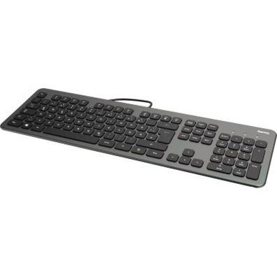 Hama Tastatur KC-700 00182652 anthrazit/ anthrazit/schwarz