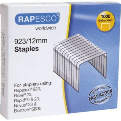 Rapesco Heftklammern 1238 923/12mm Stahl 1.000