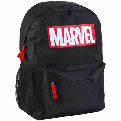 Schulrucksack Marvel Schwarz (30 x 41 x 14 cm)