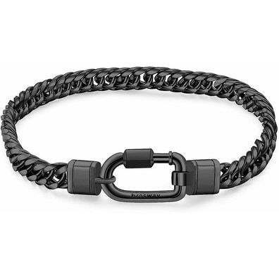 Decent black Naxos BNX21 chain bracelet - Length: 22 cm