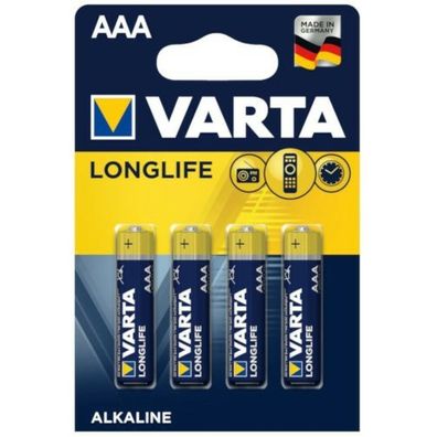 Longlife AAA (4 Stück, AAA)