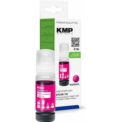 KMP E184 magenta Tintenflasche ersetzt EPSON 102/T03R34