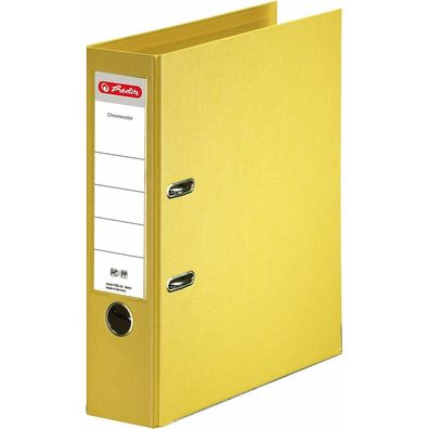 herlitz maX. file protect plus Ordner gelb Kunststoff 8,0 cm DIN A4