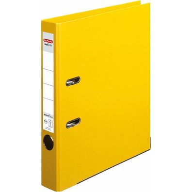 herlitz maX. file protect plus Ordner gelb Kunststoff 5,0 cm DIN A4