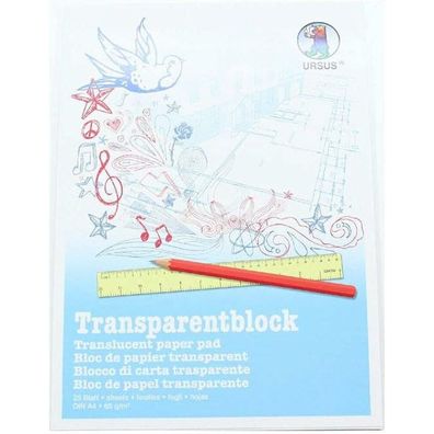 folia Transparentpapier 80 g/qm, 25 Blatt