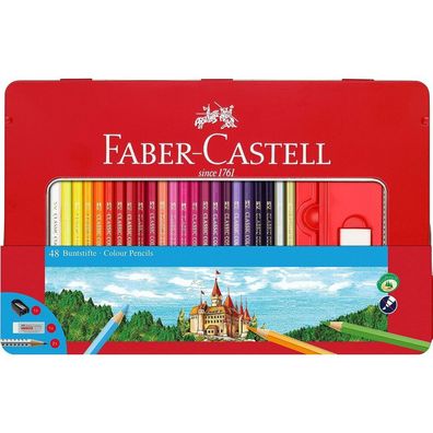 48 FABER-CASTELL Classic Buntstifte farbsortiert