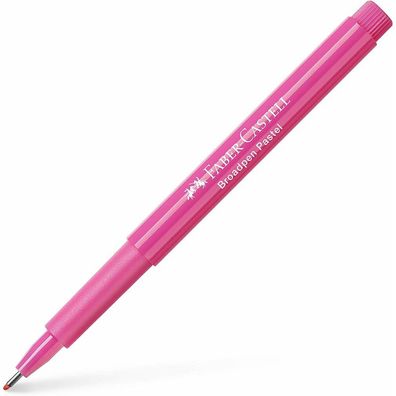 FABER-CASTELL Broadpen Pastel Fineliner pink 0,8 mm