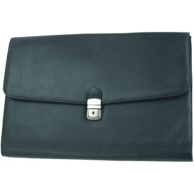 Alassio Aktentasche UDINE Leder schwarz 41016