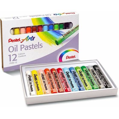 Pentel Oil Pastels Ölkreide farbsortiert 12 St