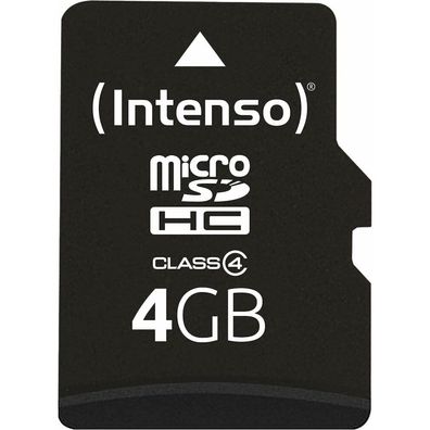 Intenso Speicherkarte microSDHC-Card Class 4 4 GB