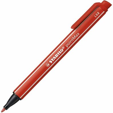 Stabilo pointMax Filzstift rot