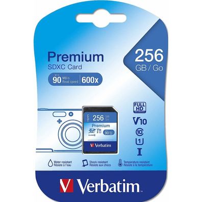 Verbatim Speicherkarte SDXC-Card Premium 256 GB