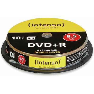 10 Intenso DVD+R 8,5 GB Double Layer