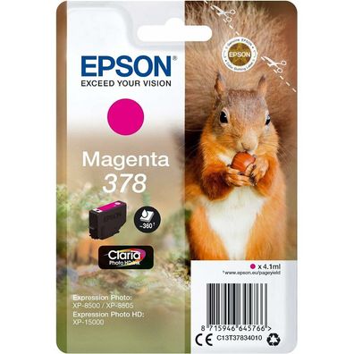 EPSON 378/T37834 magenta Tintenpatrone