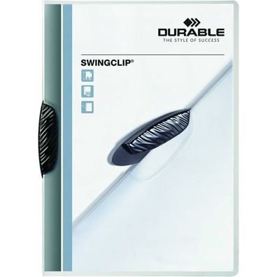 25 Durable Klemmhefter Swingclip schwarz