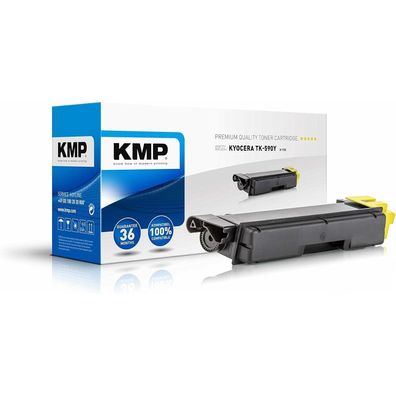 KMP K-T55 gelb Toner ersetzt Kyocera TK-590Y