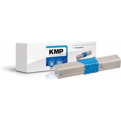 KMP O-T28 cyan Toner ersetzt OKI 44469706