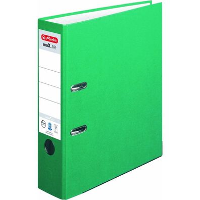 herlitz maX. file nature plus Ordner grün Karton 8,0 cm DIN A4