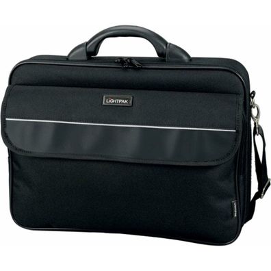 Lightpak Laptoptasche ELITE S Kunstfaser schwarz 46110 bis 38,1 cm (15 Zoll)