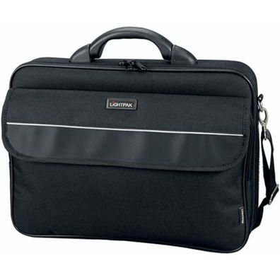 Lightpak Laptoptasche ELITE L Kunstfaser schwarz 46111 bis 43,2 cm (17 Zoll)