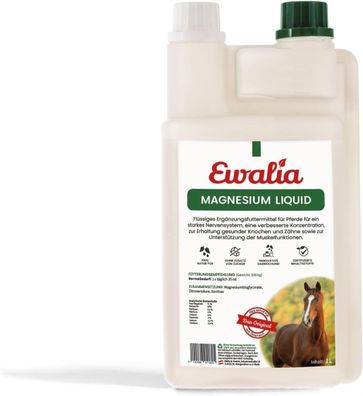 EWALIA Magnesium Liquid für Pferde 1L - auf Vital-Animal de 27,99