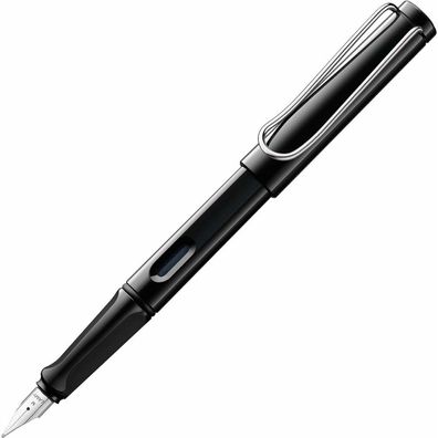 LAMY safari Patronenfüller schwarz hochglänzend M (mittel)