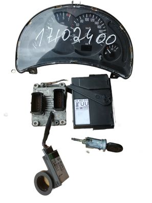 Opel Corsa C Motorsteuergerät Set 0261206072 1.2 16V Steuergerät 09115111