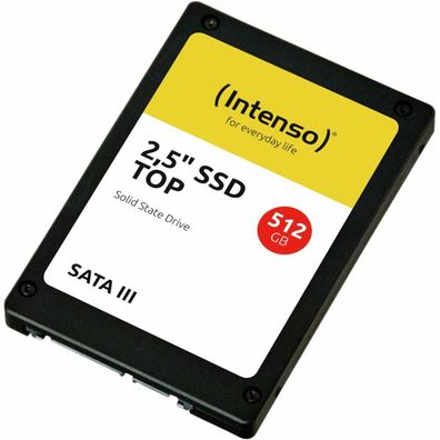 TOP SSD 512 GB (schwarz, SATA 6 Gb/s, 2,5", Bulk)