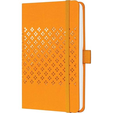 SIGEL Notizbuch Jolie® DIN A6 liniert, mangoorange Hardcover 174 Seiten