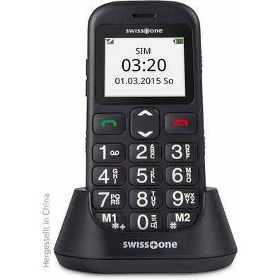 swisstone BBM 320C Großtasten-Handy schwarz