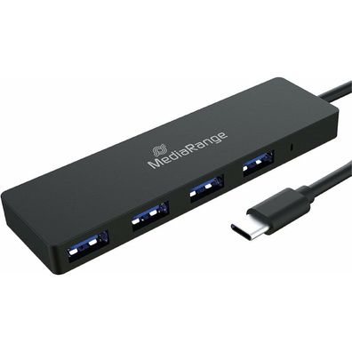 MediaRange USB-Hub MRCS508 4-fach schwarz