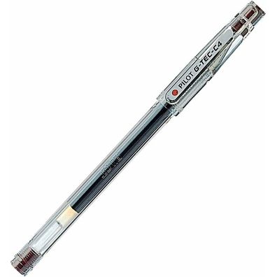 PILOT G-Tec C4 0.4 Gelschreiber transparent 0,4 mm, Schreibfarbe: braun