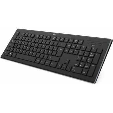 hama Cortino Tastatur kabellos schwarz