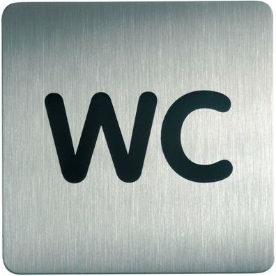 Durable Piktogramm "WC" quadratisch 15,0 x 15,0 cm