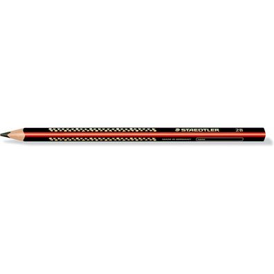 Staedtler Noris Jumbo 1285 Bleistift 2B schwarz/rot 1 St