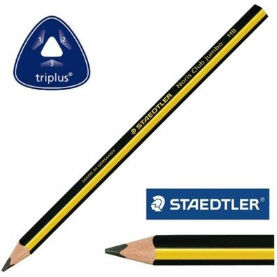 Staedtler Noris Jumbo 119 Bleistift HB schwarz/gelb 1 St