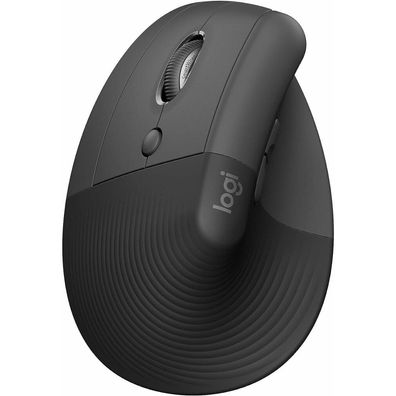 Logitech Lift Maus ergonomisch kabellos graphit