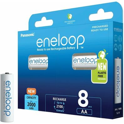 Akku eneloop, Mignon AA 1,2V (8 Stück)