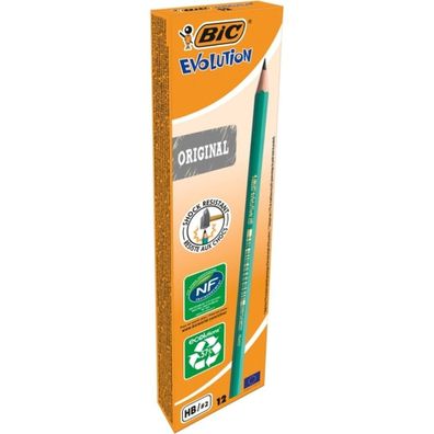 BIC ECOlutions Evolution 650 Bleistifte HB grün 12 St