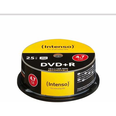 25 Intenso DVD+R 4,7 GB