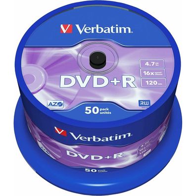 DVD+R 4,7 GB (16fach, 50 Stück)