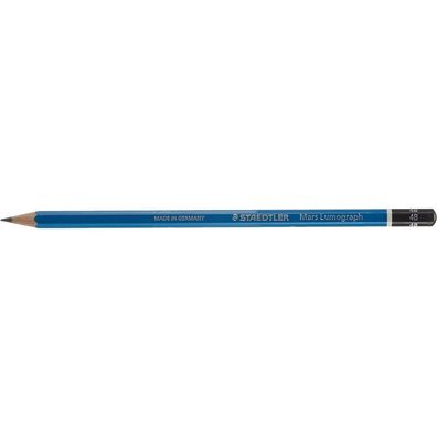 Staedtler Mars Lumograph Bleistift 4B blau 1 St