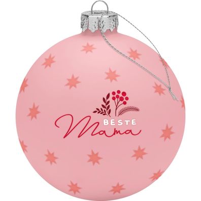 Sheepworld Gruss & Co Winter 2024 Deko Weihnachtsbaumkugel "Mama" Glas Neuware