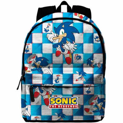 Sonic The Hedgehog Blau Lay Rucksack 41cm