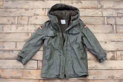 Original Bundeswehr Parka Oliv Größe 160/170/90 gebraucht mit Plüsch-Futter BW